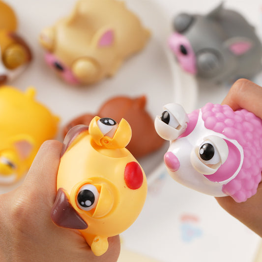 Soft Squeeze Dog Shape Stress relief Squint