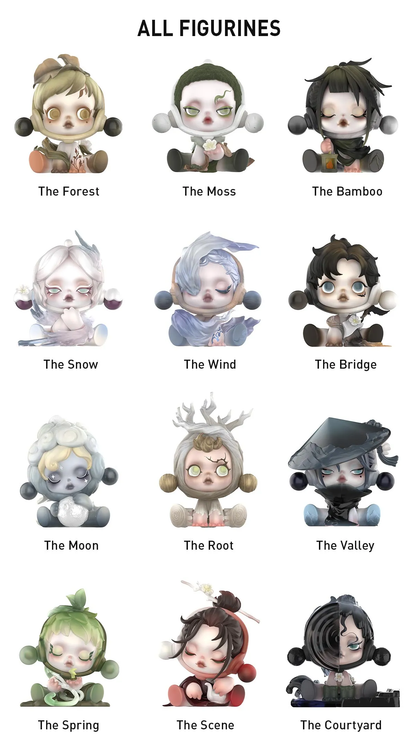 SKULL PANDA - The Ink Plum Blossom series Figurines