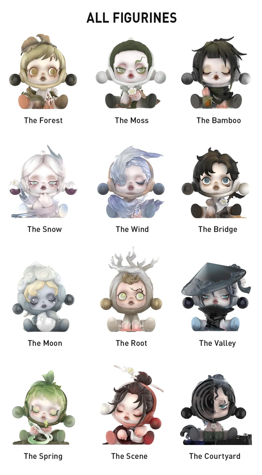 SKULL PANDA - The Ink Plum Blossom series Figurines